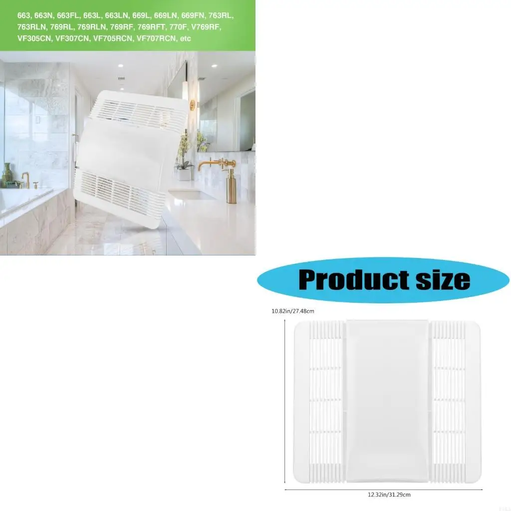 

High Efficiency Plastic Exhaust Vent Cover 85315000 Ventilation Fan Grille Lens