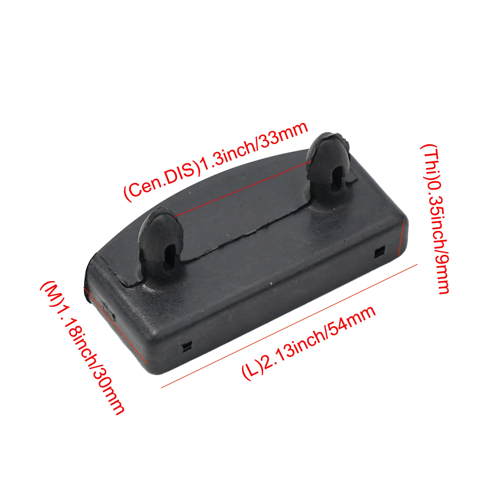 جديد 50 قطعة شرائح السرير البلاستيكية نهاية غطاء أصحاب أريكة سرير شرائح غطاء المركز استبدال 55 مللي متر عقد تأمين الأثاث #6