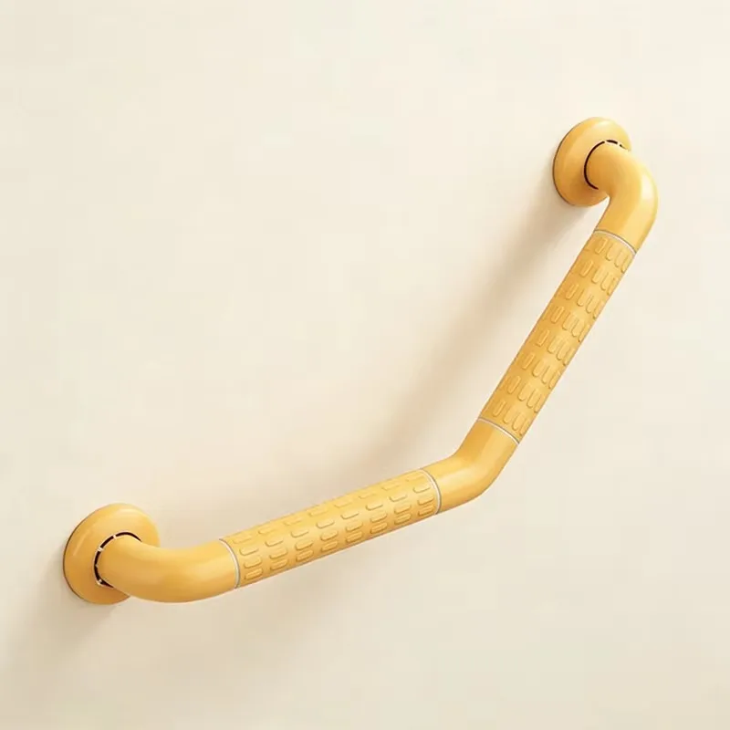 bathroom accessories L-Shaped 135 Degree Bathroom Handrail Stainless Steel Nylon ABS Plastic Safety Grab Bar Barrier- Disabled T