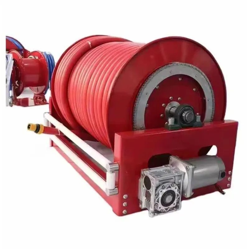 Customizable Heavy Duty Spring Loaded Crane Cable Reel Drum with slip Ring for Overhead Gantry Crane