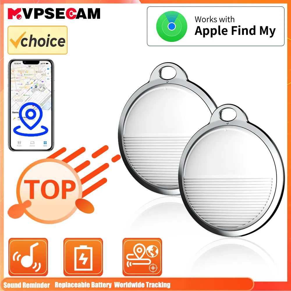 Bluetooth GPS Tracker Smart Airtag Work With Apple Find My APP Tag Air Tag Tracker Locator Pet Key Finder for IOS System