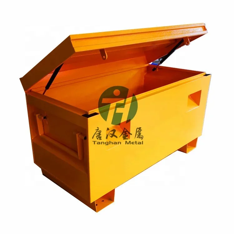 

OEM Customized Steel Job Site Tool Box Van Vault 2 forklift Garage Storage Security ToolBox With Cheapest Wholesale Price