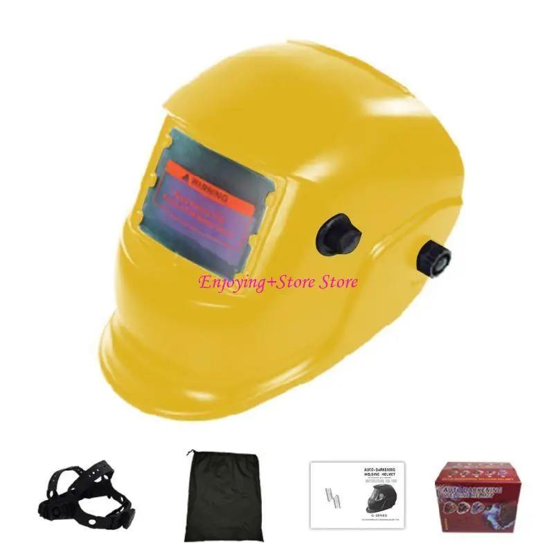

G6DA Welding Helmet Adjustable Mask Head Mounted Argon Face Shield Head Protector