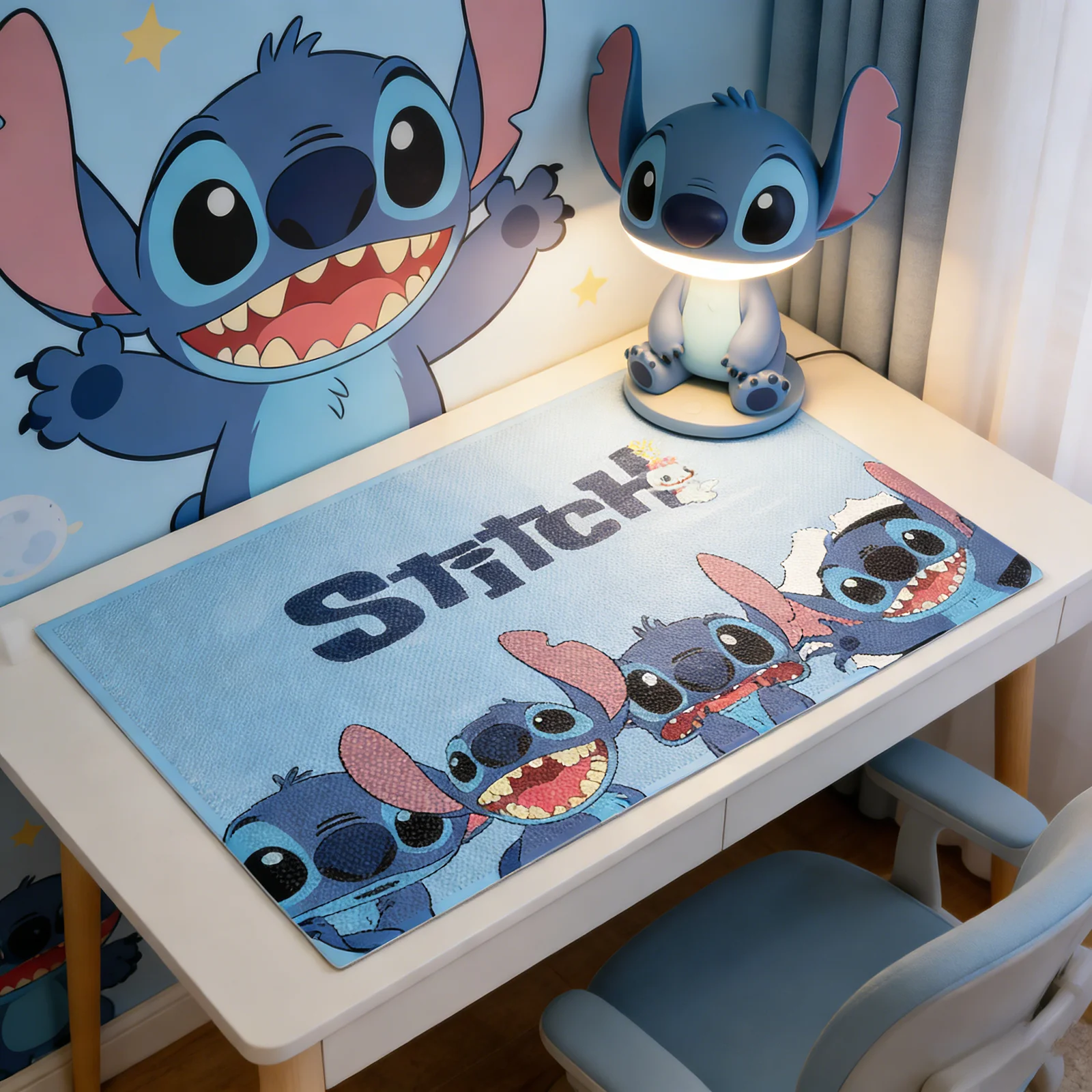 

New Arrival Diamond Art Placemat DIY Cute Cartoon Pattern Waterproof Table Mat, Kids Dining Desk Decor Home Ornament