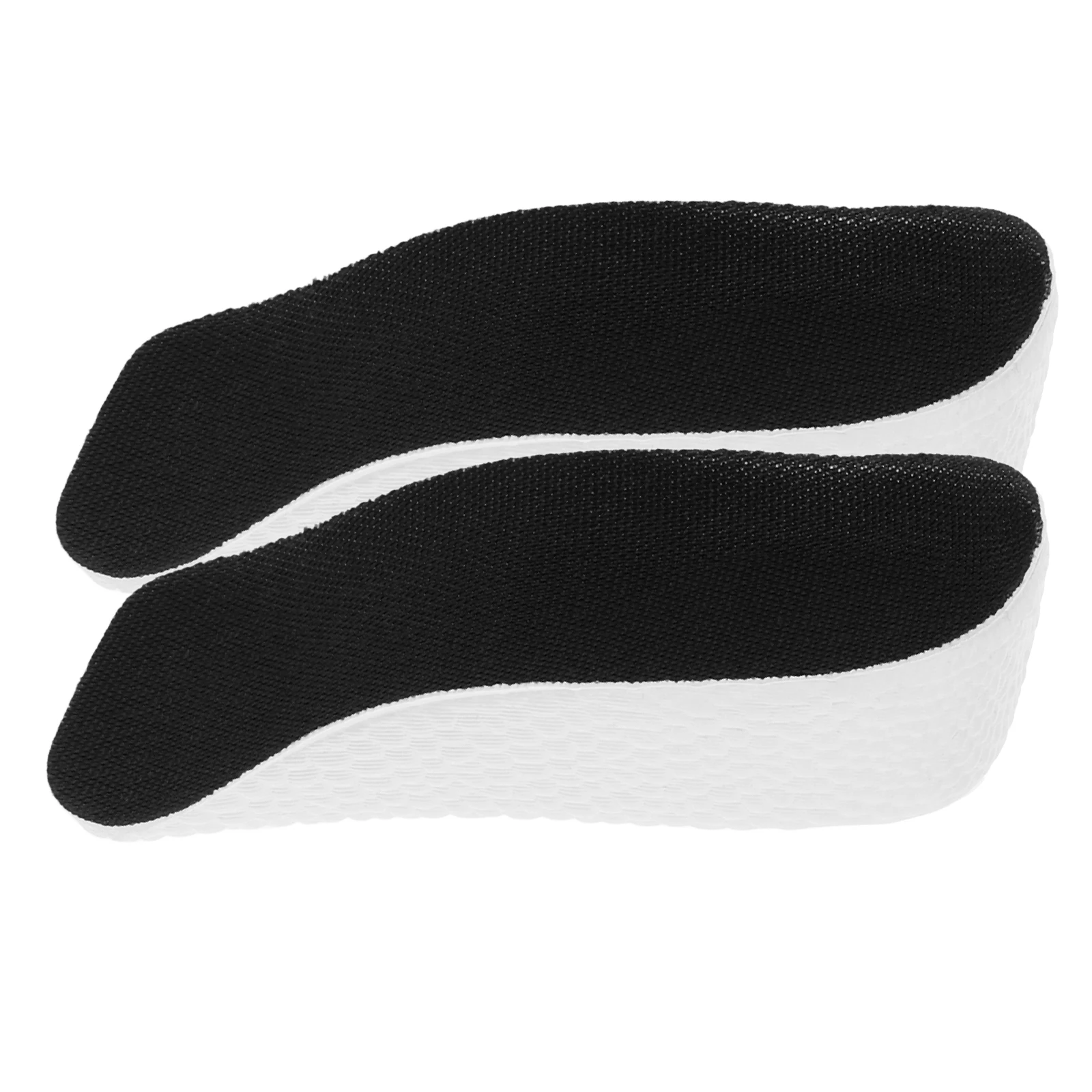 

Height Increasing Insoles 35mm Thick Heel Lifts Shock Absorbing Inserts Black For Men Women Not Tired Feet Height Booster Pads