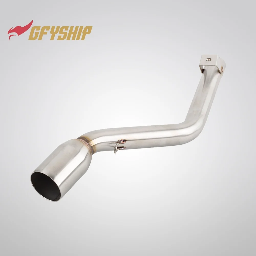 Motorcycle Exhausts Middle Link Pipes Slip-on For KEEWAY TX 125 SM / ENDURO 2012 2013 2014 2015 2016 2017 2018 2019 2020 2021