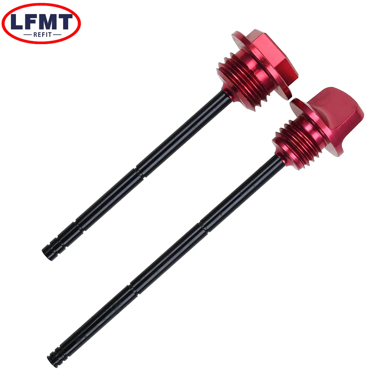 CNC 04-17 Motorcycle Red Aluminum Oil Dipstick Gauge Plugs For HONDA CRF450R CRF 450R 450 R 2004-2012 2013 2014 2015 2016 2017