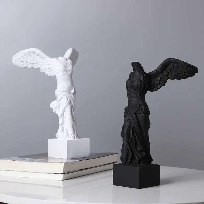 

Art Nordic Resin Crafts Headless Angel Ornaments Home Room Study Bedroom Porch Creative Decoration Statue Jewelry Home Decor