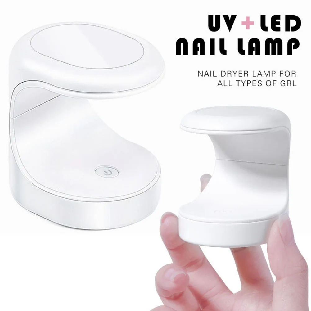 Mini lámpara de uñas portátil Usb, secador de decoración de uñas, herramienta de manicura de secado rápido, lámpara Led para curado de esmalte de Gel, ligero