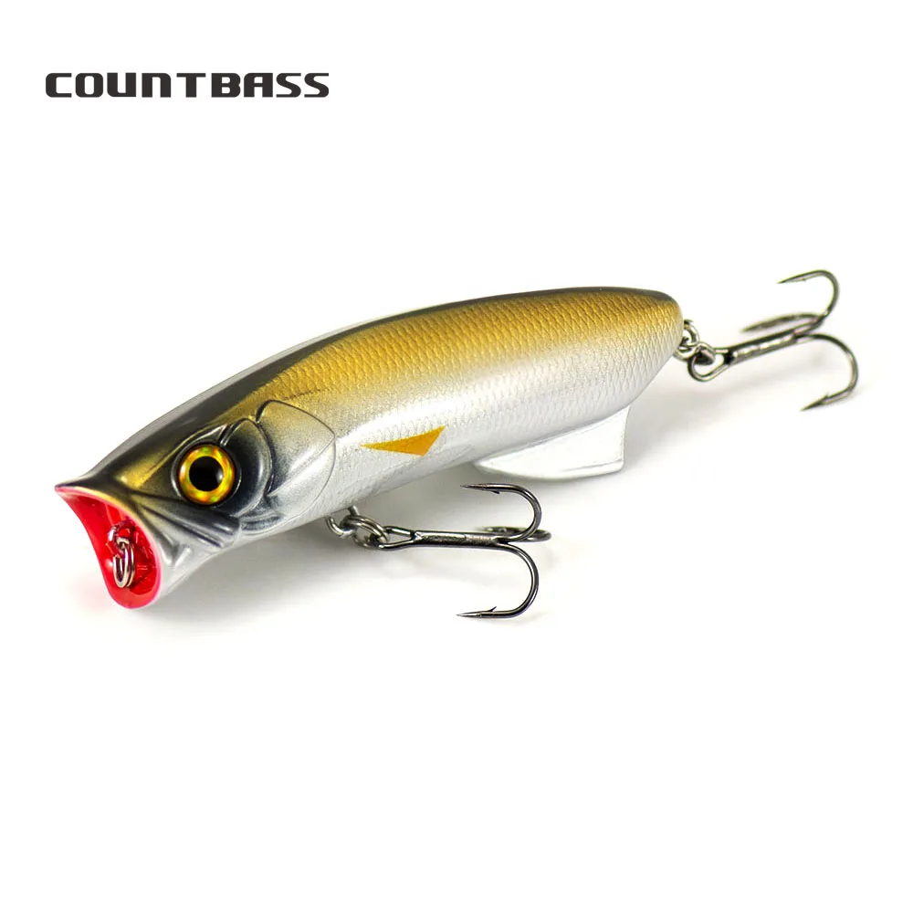 

Topwater Lure 80mm 3-5/32" 12g 27/64 oz. Floating Fishing Hardbait Popper Surface Leurres Plug Wobblers Angler Lures Veilmako