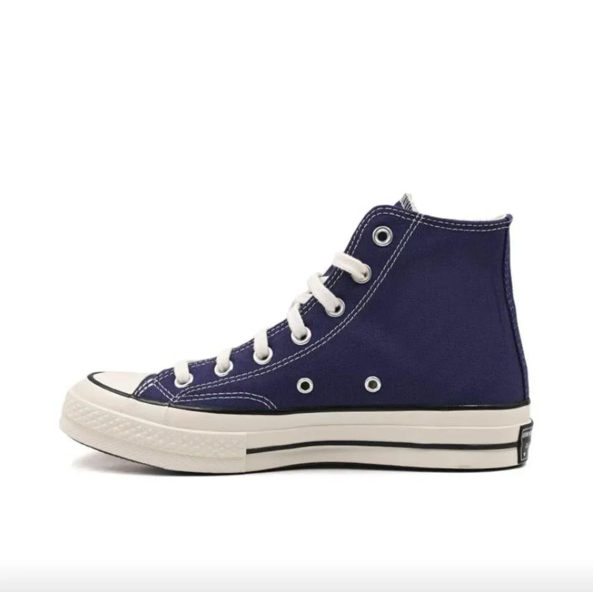 Converse 1970s Men and Women Skateboarding Shoes High-top Outdoor Wear-resistant Vintage Sneaker Navy Blue