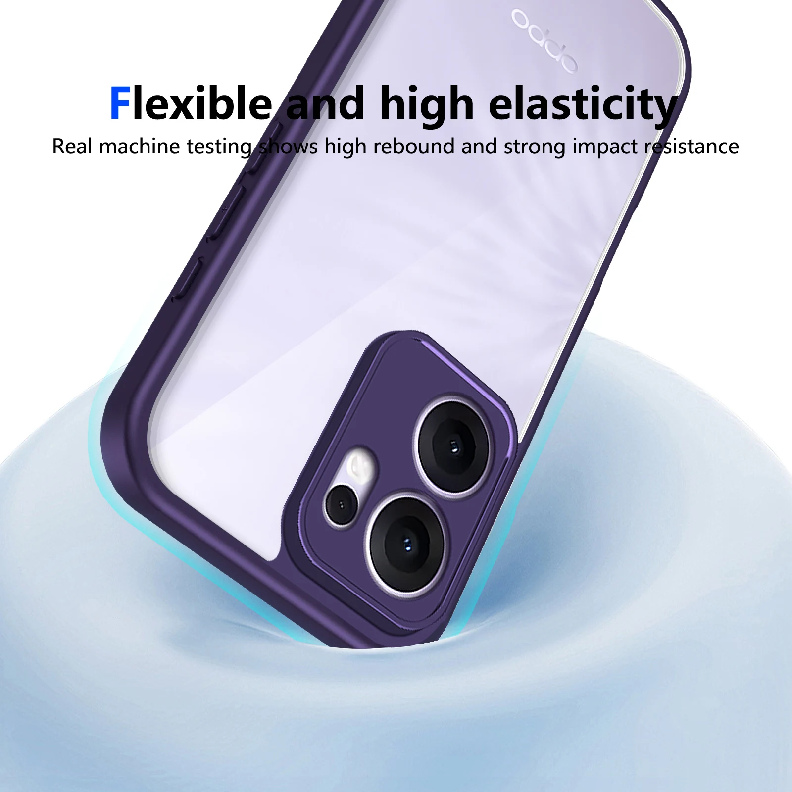 Für Oppo Reno 13A CPH2699 Fall Air Kissen Stoßfest Silikon Bumper Klar Matte Zurück Abdeckung Harte Telefon Fall für Oppo Reno 13A 5G – Detail 9