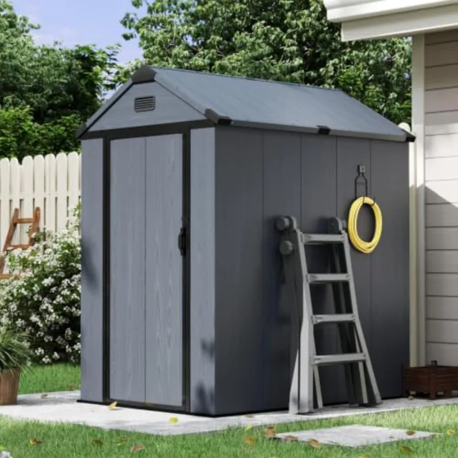 4×6 Feet All-Weather Resin Storage Shed
