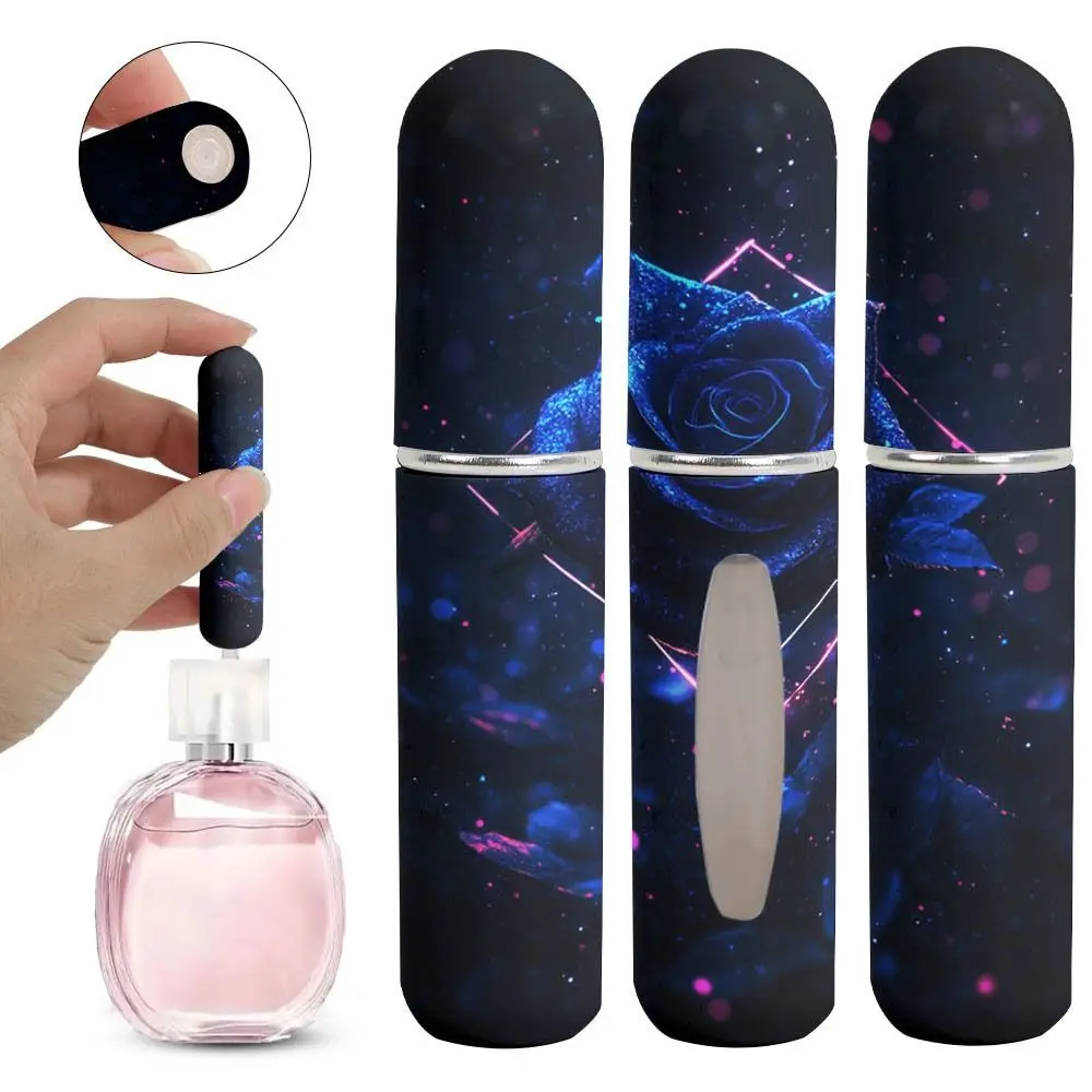 Novo 5ml mini garrafa de perfume recarregável portátil vazio recipientes cosméticos armazenamento pulverizador perfume dispensador viagem