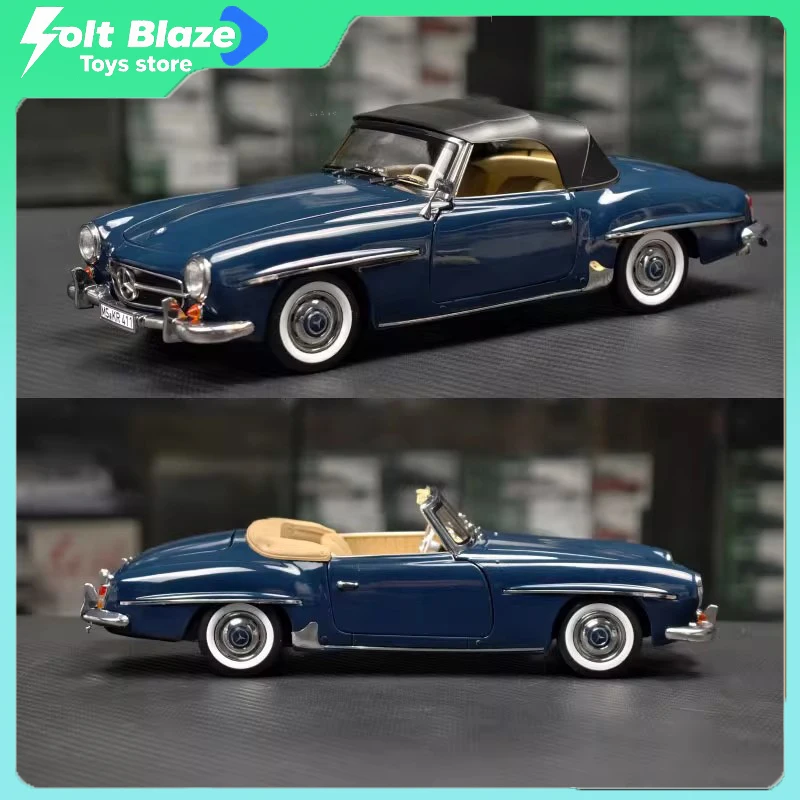 

NOREV 1/18 Mercedes-Benz 190 SL (1957) Литая под давлением модель, украшение для комнаты, модели, моделирование, коллекционные автомобили, игрушка для мальчика, подарок