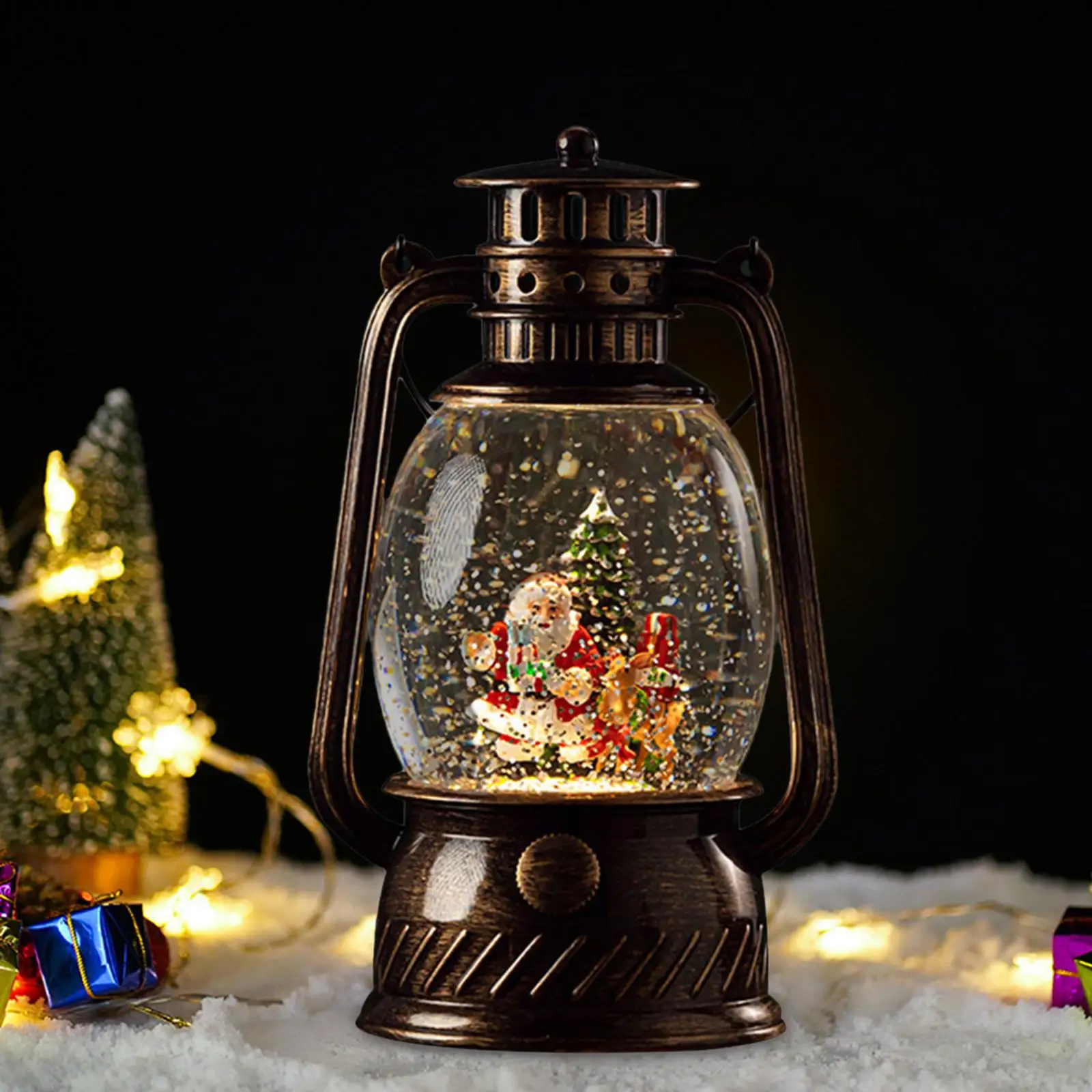 Christmas Snow Globe Music Box for Mom Dad Wife Husband Girlfriend Boyfriend