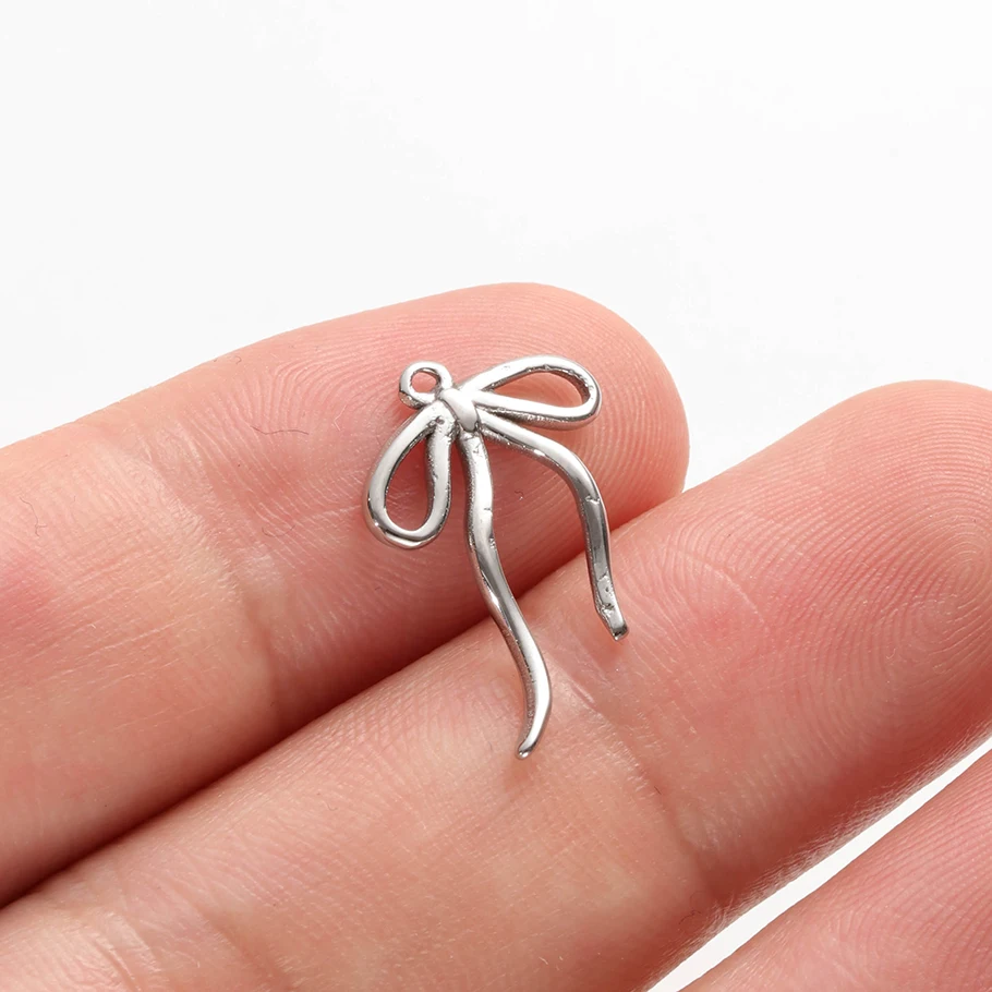 6 Stück/Set Niedliche Anhänger Kuchen Mädchen Kleid Edelstahl Charms für Schmuckherstellung Armband Halskette Schlüsselanhänger DIY Handgemachtes Material – Detail 6