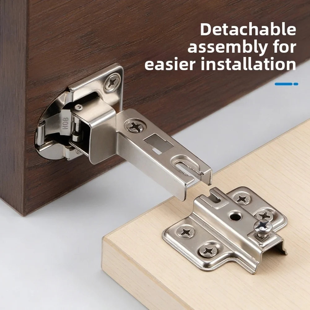 Adjustable Stainless Steel Side Mount Hinge 180 Degree Upward Swing For Kitchen Cabinet Door Hardware Accessories