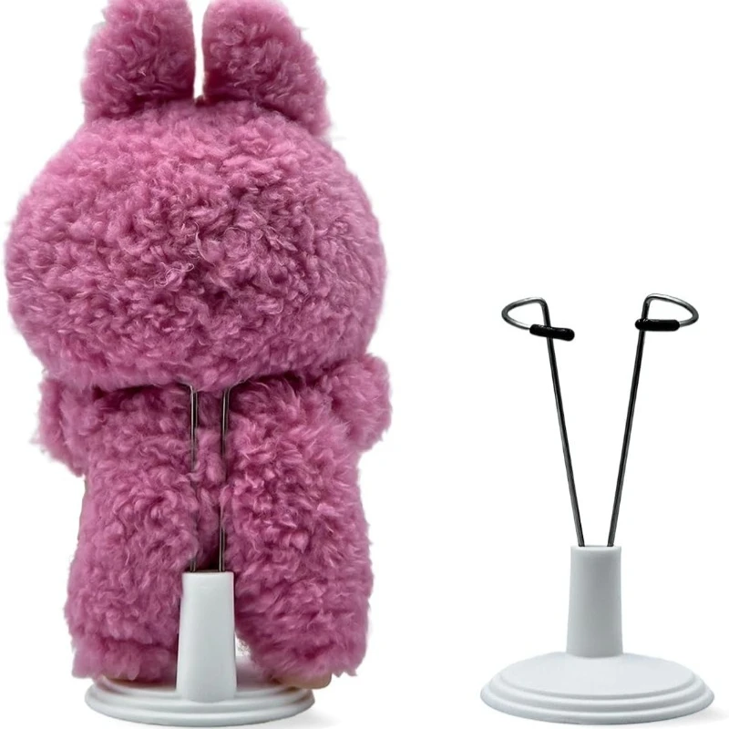 

Adjustable Doll Stand for 4-8 Inches Dolls Black White Display Bracket & Card Holder Home Decor Birthday Day School Season Gift﻿