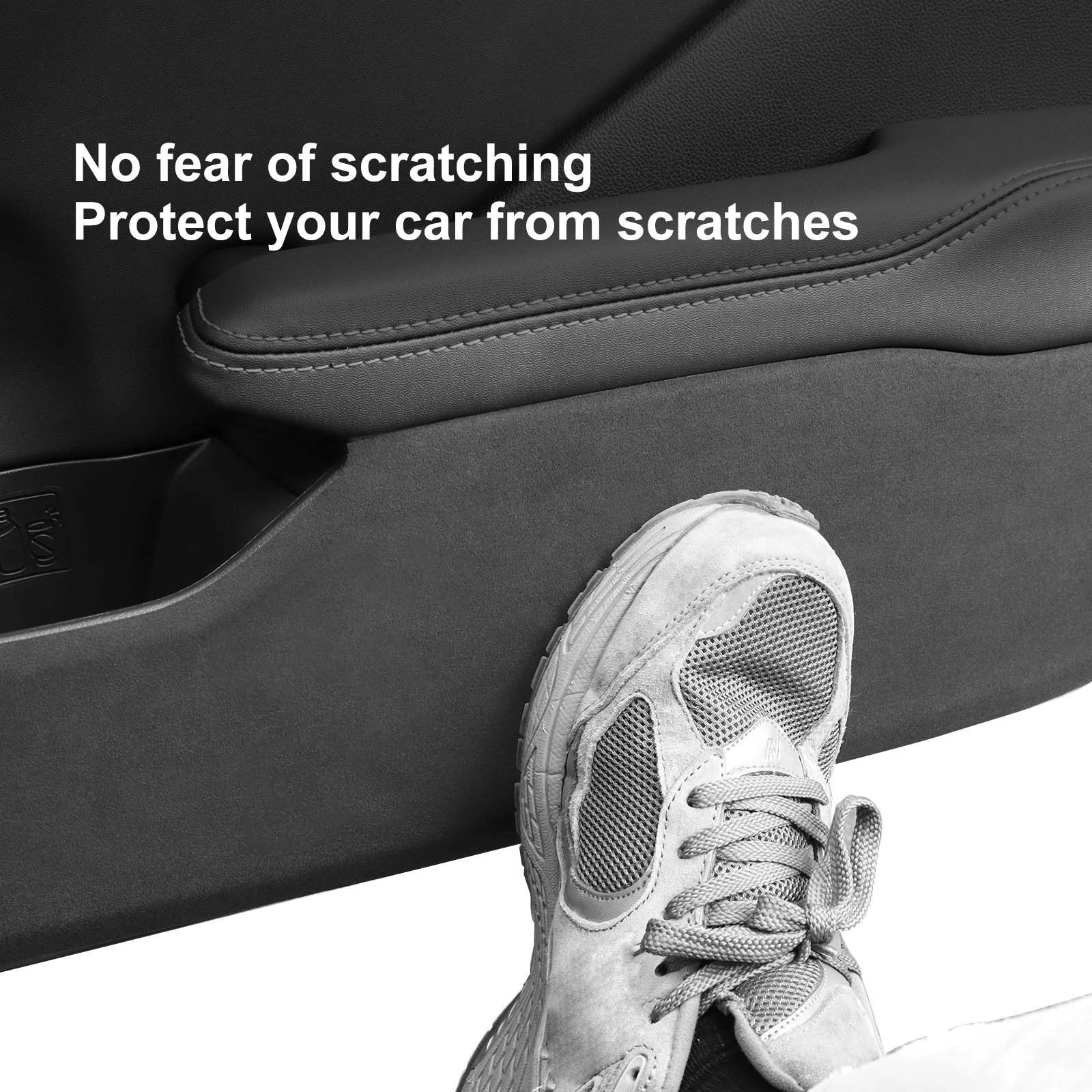 Sticker For Subaru BRZ Toyota GR86 2021 2022 2023 2024 2025 Anti-kick Pad Suede Leather Carbon Edge Pad Accessories Door Protect