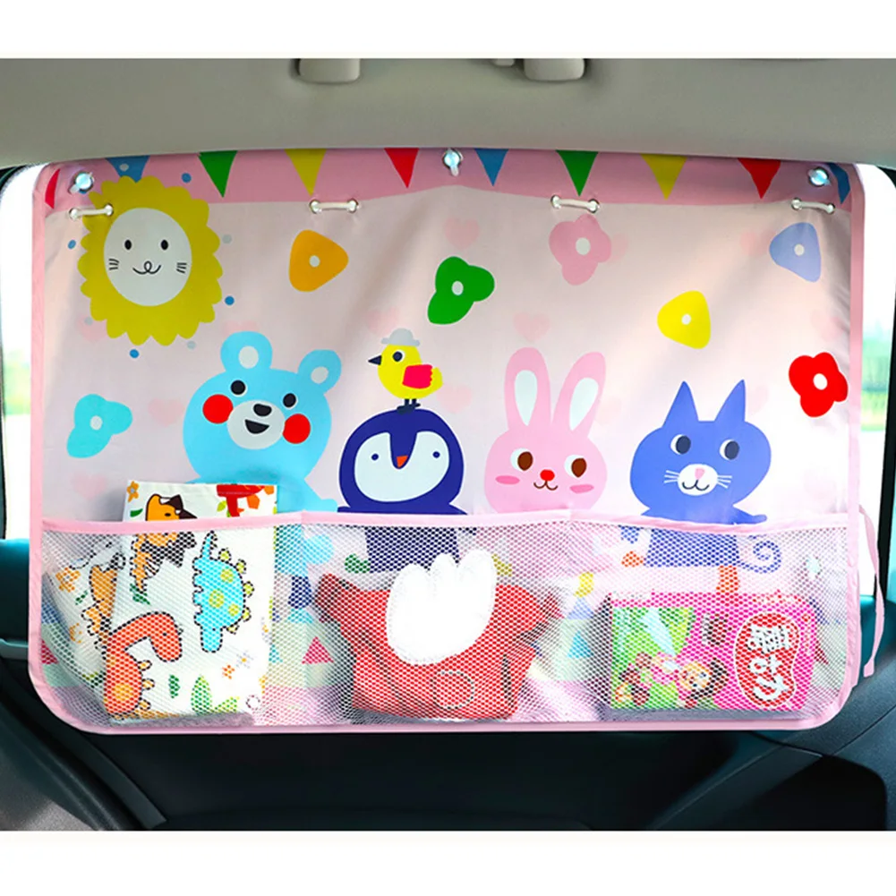 Auto Sonnenschutz UV-Schutz Für Kinder Kinder Vorne Hinten Windschutzscheibe Vorhang Seite Fenster Einstellbare Styling Auto Sonnenschirm Sommer – Detail 17