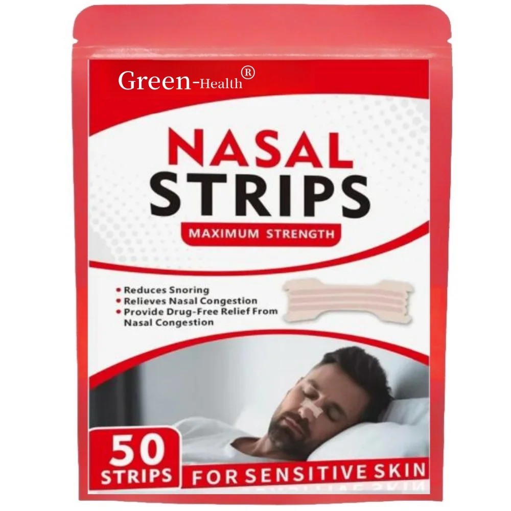 

50 Strips Nasal Strips for Snoring and Breathing, Extra Strength Help Stop Snoring and Instant Nasal Congestion Relief