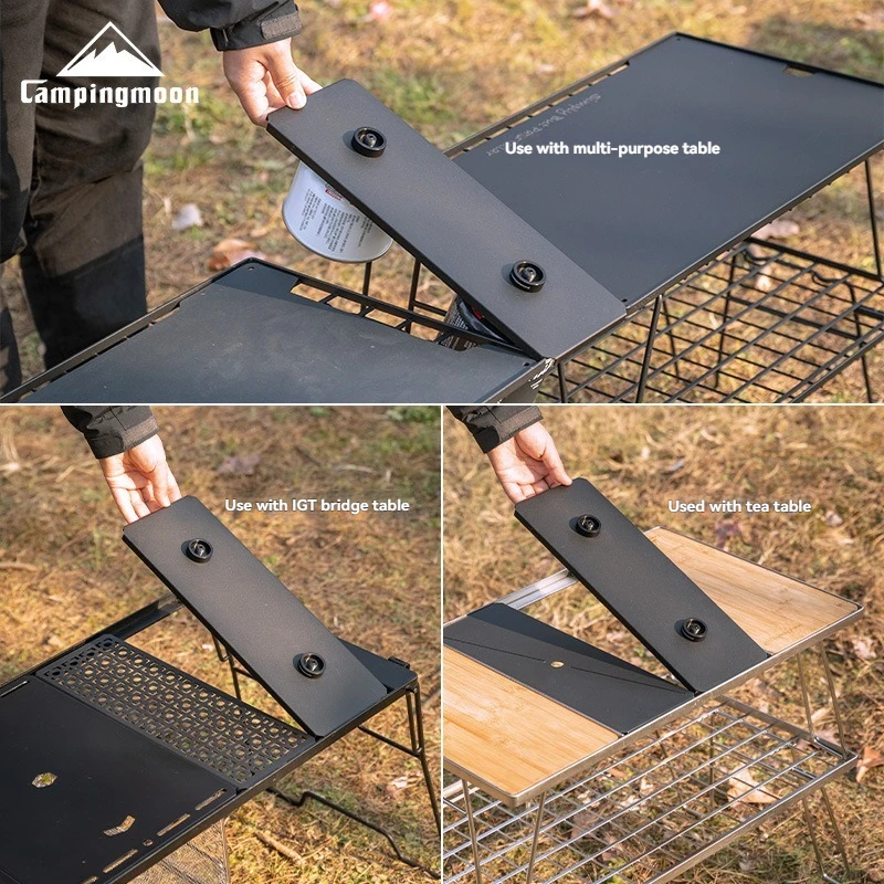 Outdoor Camping Logo - CAMPINGMOON BKZ06 キャンピングブラック 新デザイン スタイリッシュBBQ アウトドア