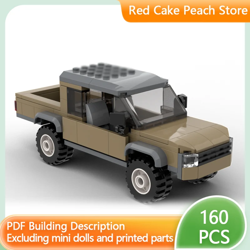 

Модель скоростного гоночного автомобиля MOC, строительные кирпичи, классический пикап, Hilux, модульная технология, детский праздничный подарок, сборный игрушечный костюм