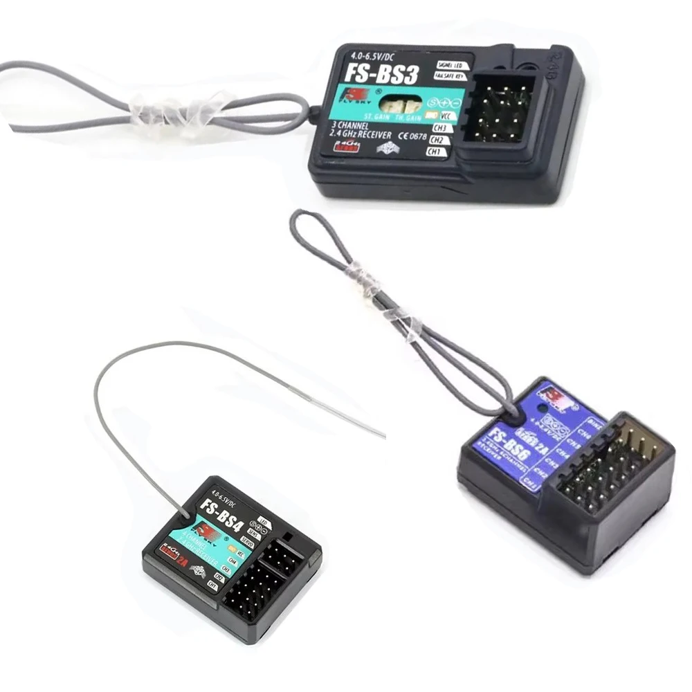 

FlySky FS-BS3/4/6 Receiver with Gyro Stabilization System for Flysky FS-IT4S / FS-GT5 RC Car Boat Accessories