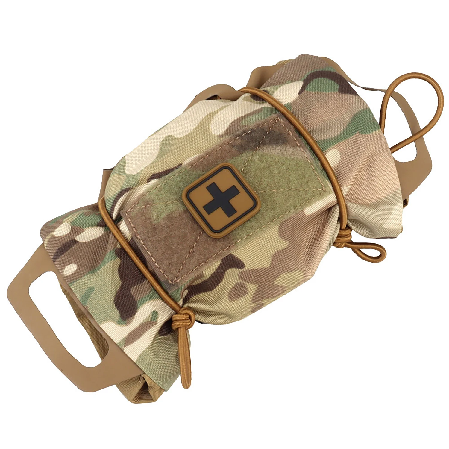 IFAK medical supplies Bag Molle Two-pieces system Med Roll Carrier attached to belt Vest panels