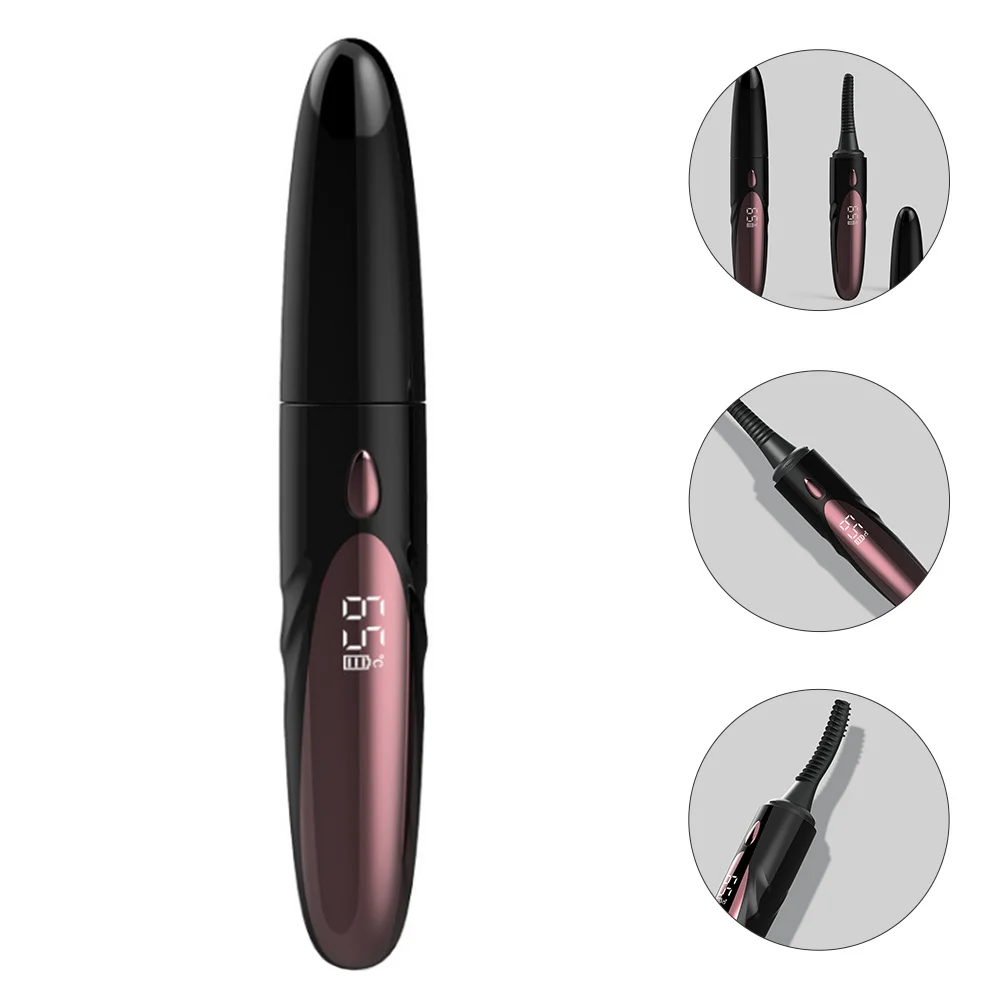 

Electric Eyelash Curler Heated Lash Curling Tool For Women Quick Natural Curling Portable Travel Essential Makeup Heating