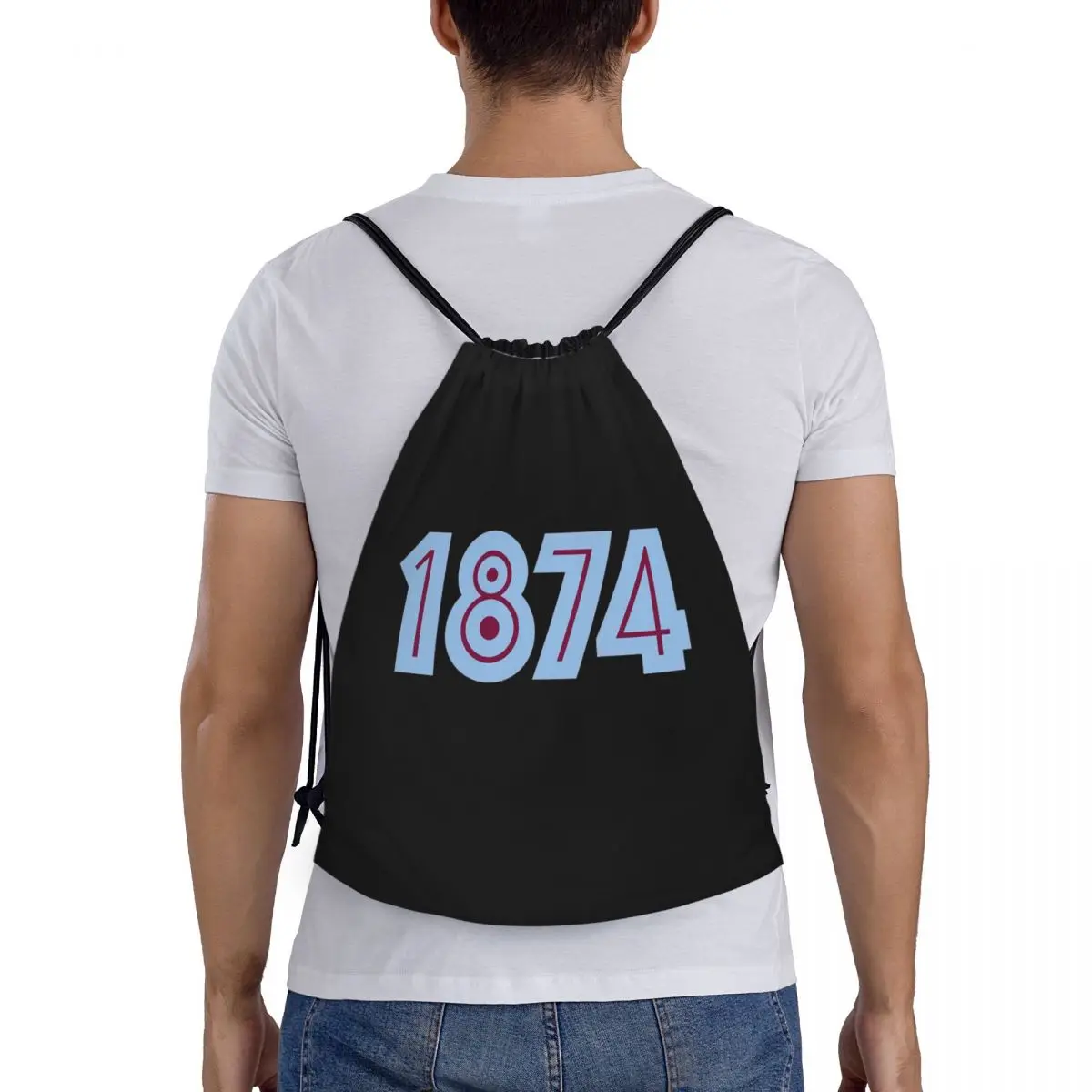 

Рюкзаки Aston Villa 1874, повседневные сумки на шнурке, спортивные сумки, сумки для книг, сумки для путешествий, сумки для студентов