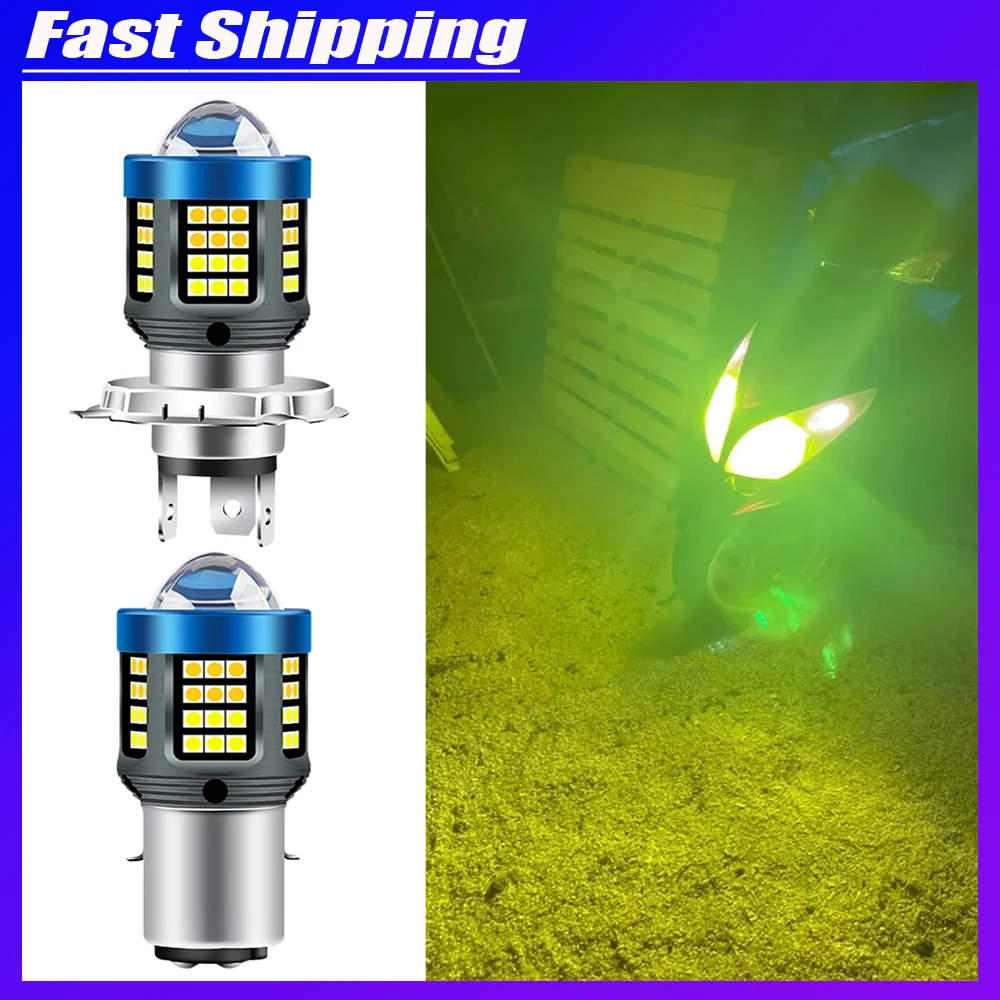 1Pc H4 BA20D Motorc…