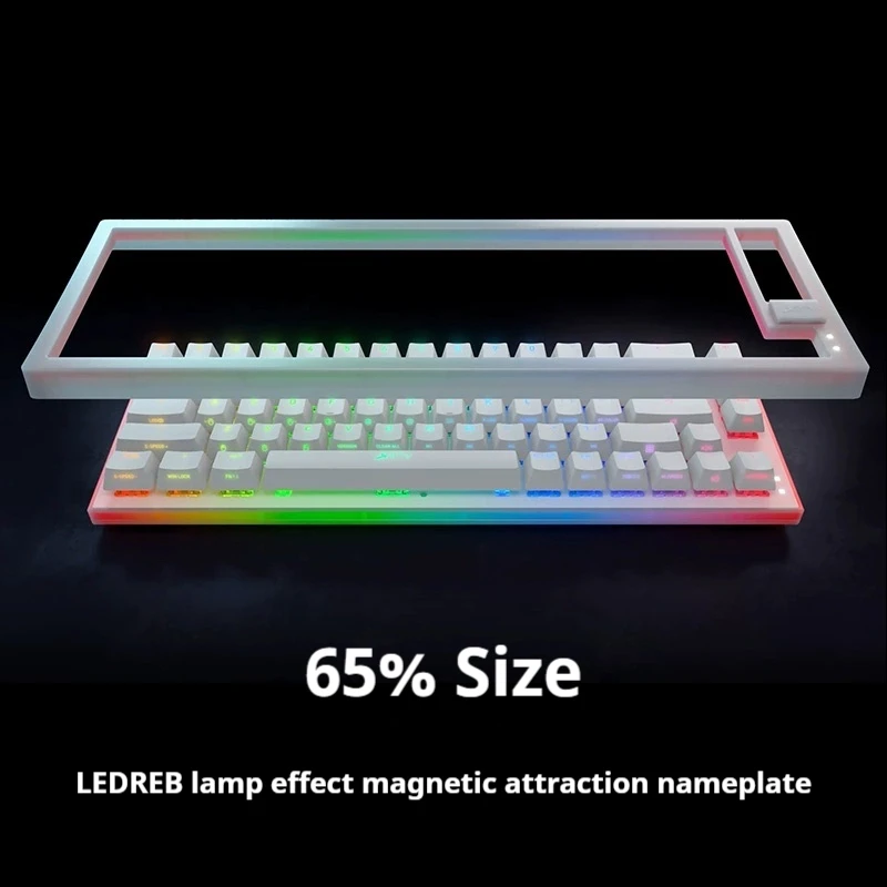 K5 Yanjing Gaming Mechanical Keyboard Modular 65-Row Full-Key Hot-Swappable Lowlatency Rgb Factorylubricated Mechanical Keyboard