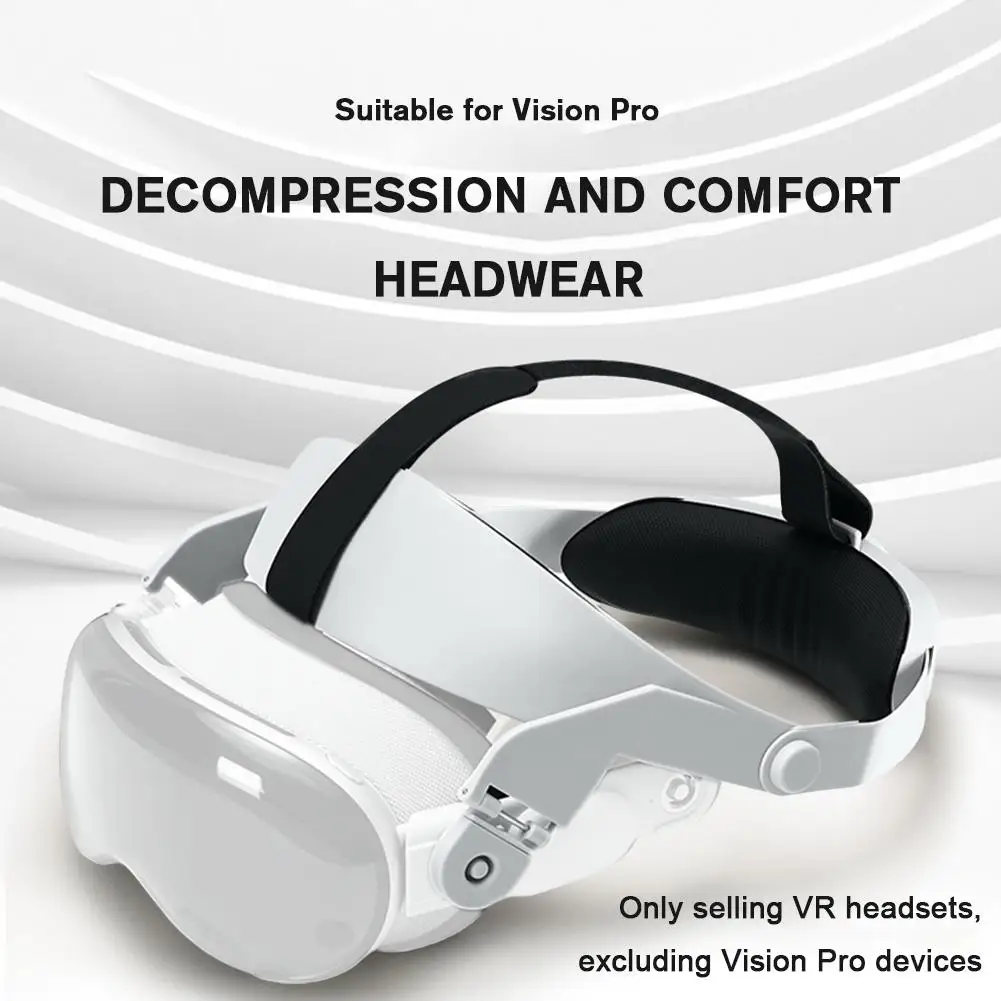 

VR Glasses Accessories Adjustable Soft Comfort Headband Decompression Balance Non-compression Face For Apple Vision Pro H0S3