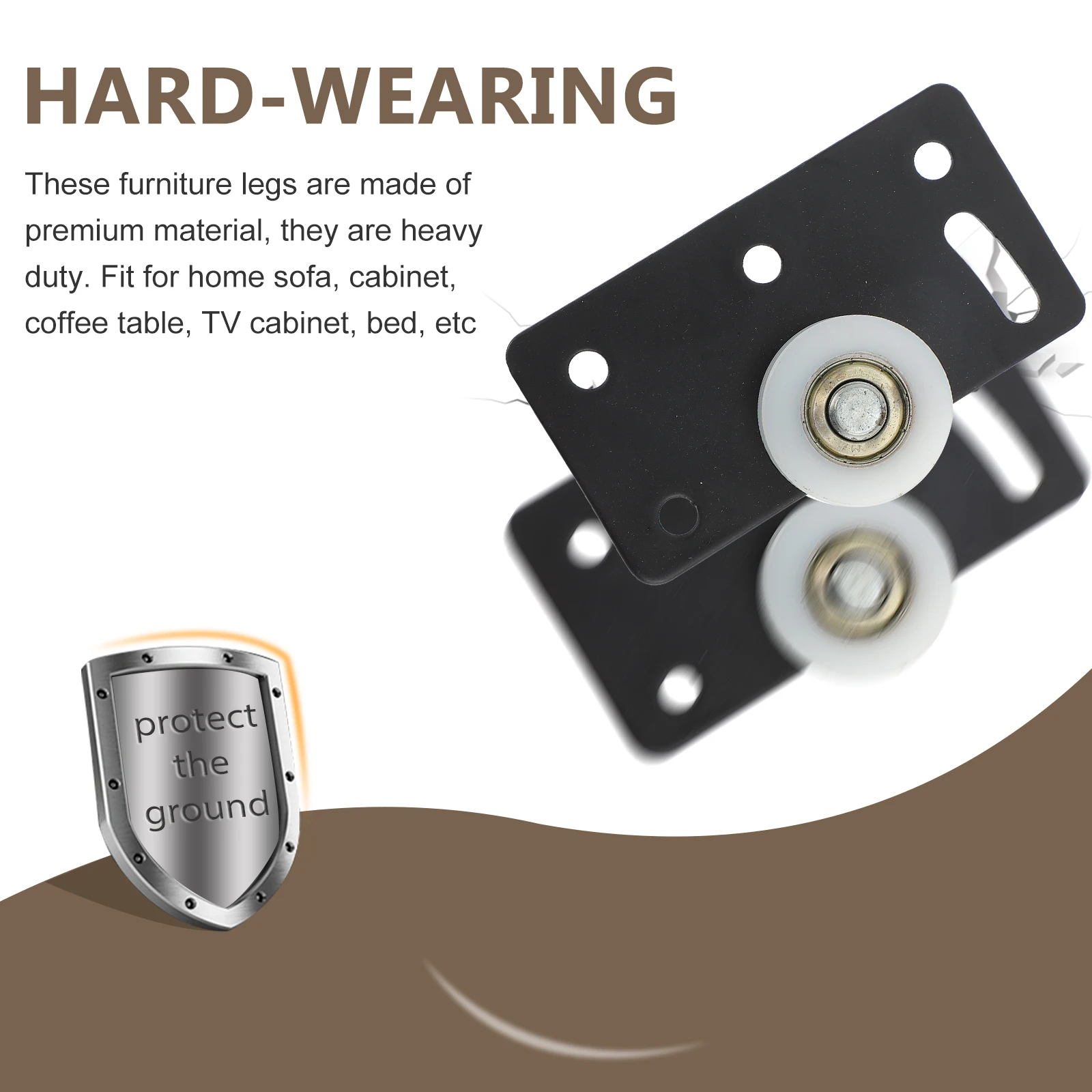 

4 set Sliding Cabinet Door Pulley Wheel Wardrobe Buffer Roller Furniture Cabinet Pulley Heavy Duty Silent Smooth Hardware