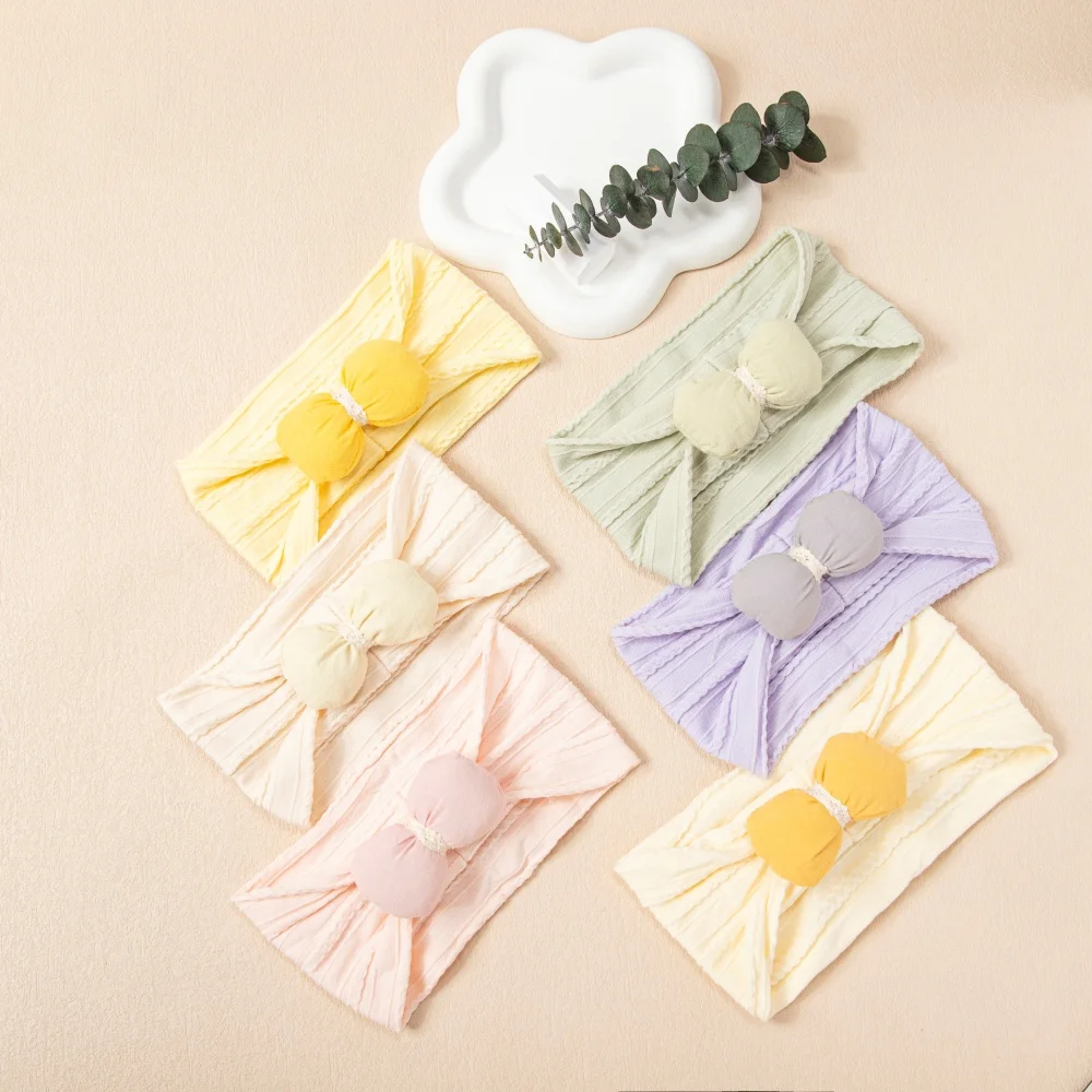 

Baby Girl Headband for Fashion Bow Elastic Toddler Hair Band Soft Nylon Infant Headband Hair Accessories for Children