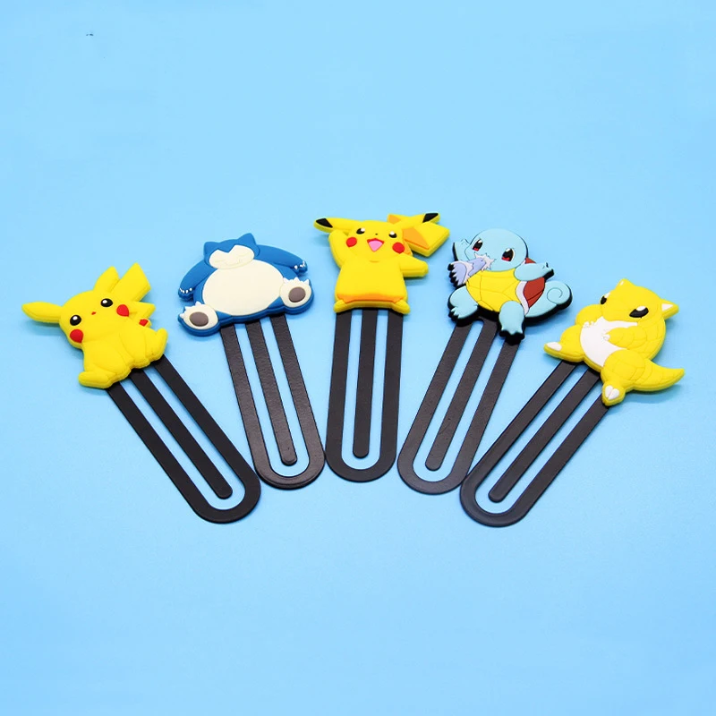 Anime Pokemon Bookmark Kawaii Pikachu Bookmark Cartoon Creative Pages Books Readers Girl School Supplies Stationery Edition Gift