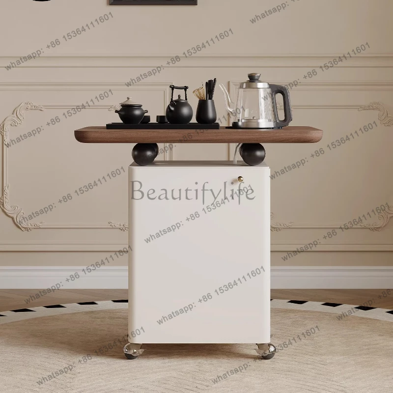 

Журнальный столик для гостиной, мобильный, в стиле лёгкой роскоши, современный, высококачественный, для небольших квартир, популярный среди интернет-селебрити, для балкона.