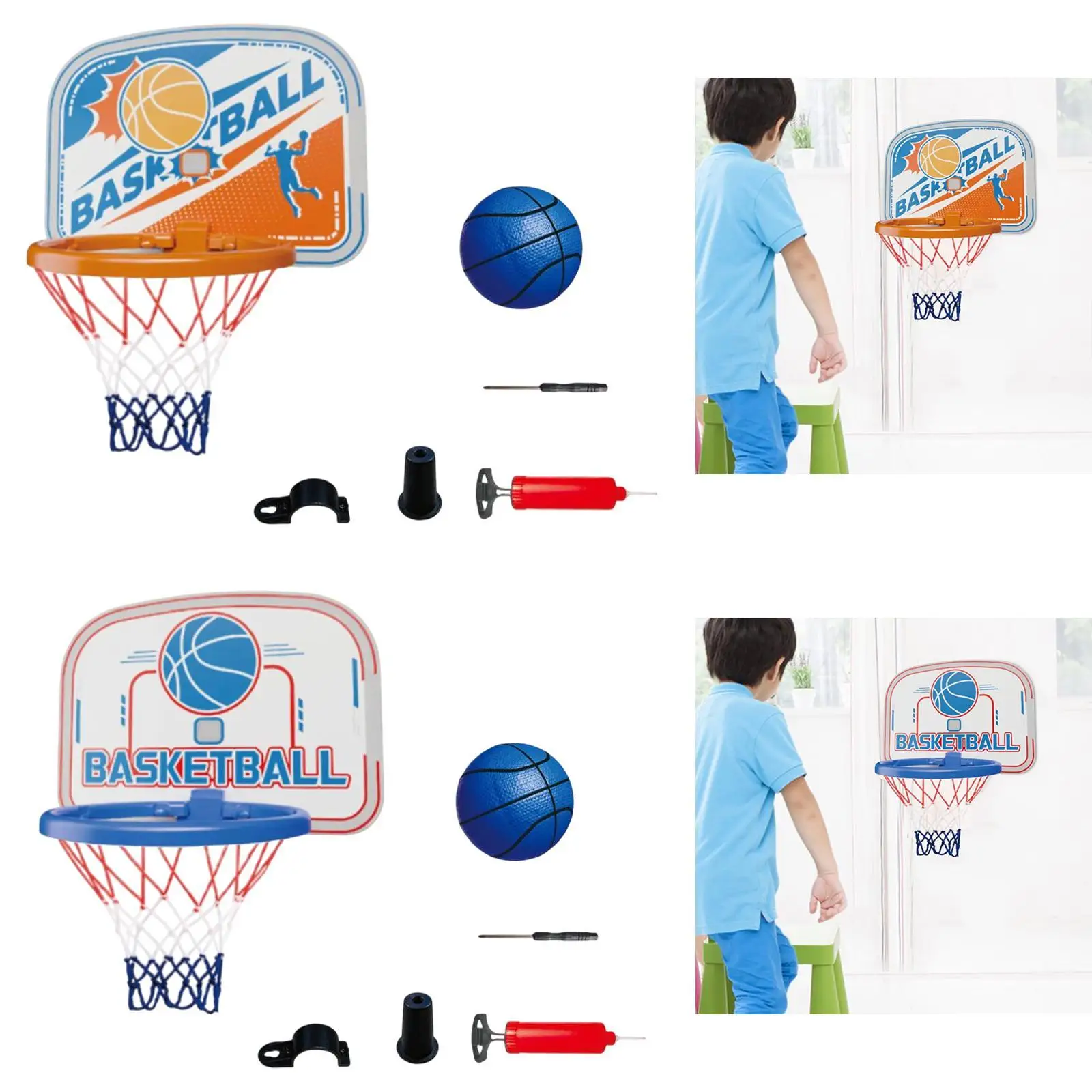 Zestaw do koszykówki dla chłopców i dziewcząt, lekki, upominek na przyjęcia, gra sportowa