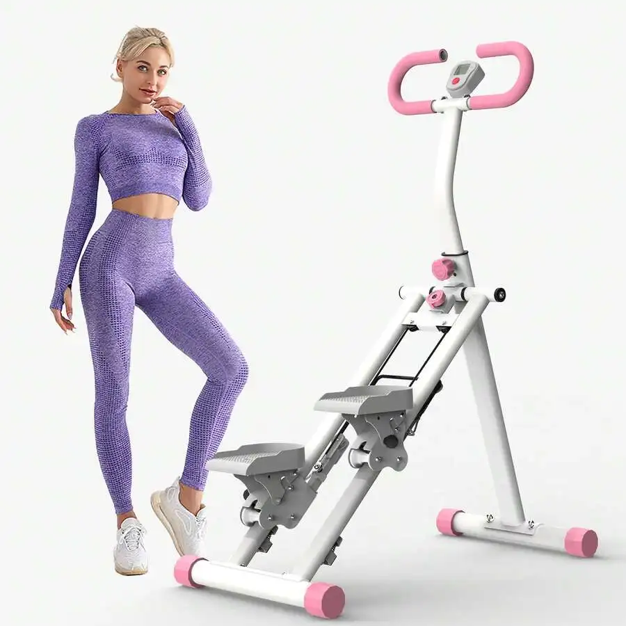 Stair Stepper For Home Gym Exercise, New Version Vertical Climber Machine For Full-Body Workout, Compact Folding Cardio Exercise
