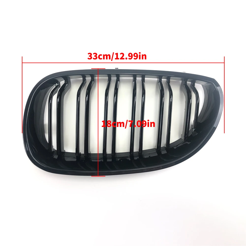 الجبهة مدخل الكلى مصبغة الوفير شواء هود شبكة لسيارات BMW E60 E61 M5 520i 535i 545i 550i 5-Series 2003-2010 ضبط الملحقات