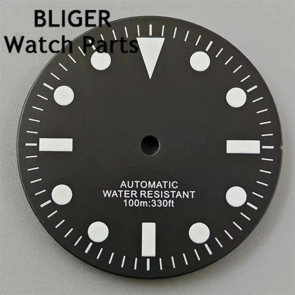 BLIGER-Cadran de montre noir et vert Shoous Fit, 29mm Sterys, NH35 ETA2824, placage 2836, zhu2813 DG3804 MIYOTA8gem PT5000, mouvement