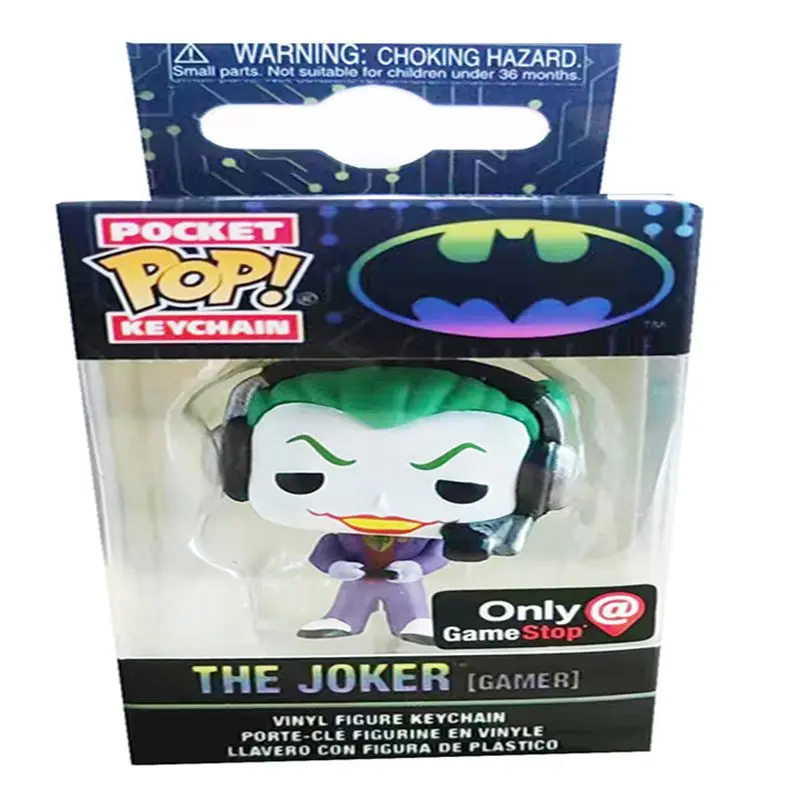 Funko Pop Suicide Squad Joker Harley Quinn 2026 Nova Edição Especial Pocket Pop Chaveiro Figura de Vinil Colecionável Modelo Brinquedo