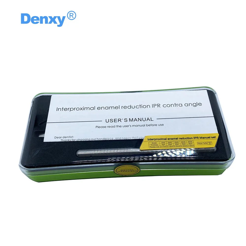 Denxy Dental Reciprocating IPR System Interproximaler Zahnschmelz-Reduktionsstreifen-Kit Winkelstück Kieferorthopädisches Zahnschmelz-Entfernungswerkzeug – Detail 6