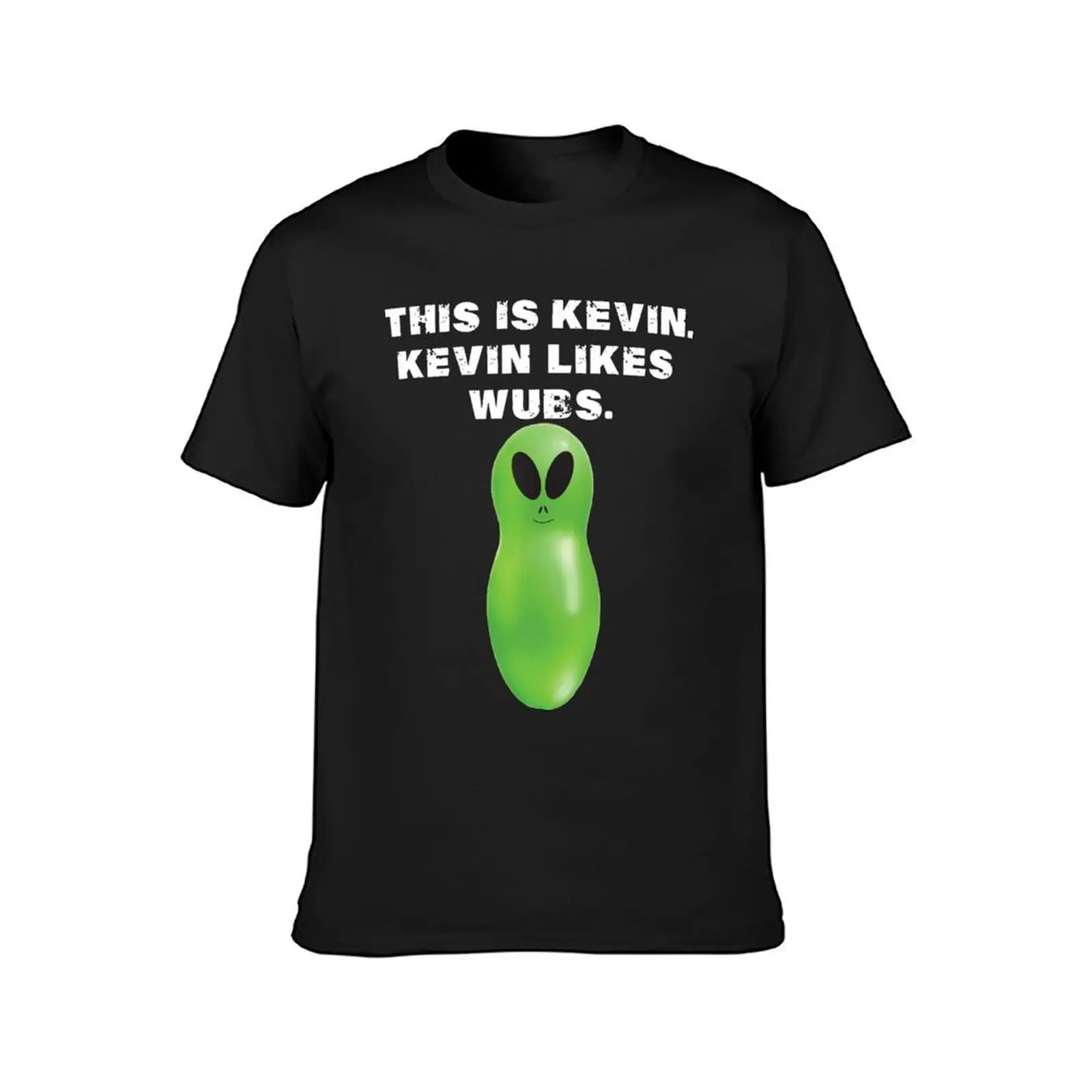 This is Kevin. Kevin Likes Wubs Green Alien Bassnectar EDM Clothing T-shirt tees plus sizes mens t shirt graphic