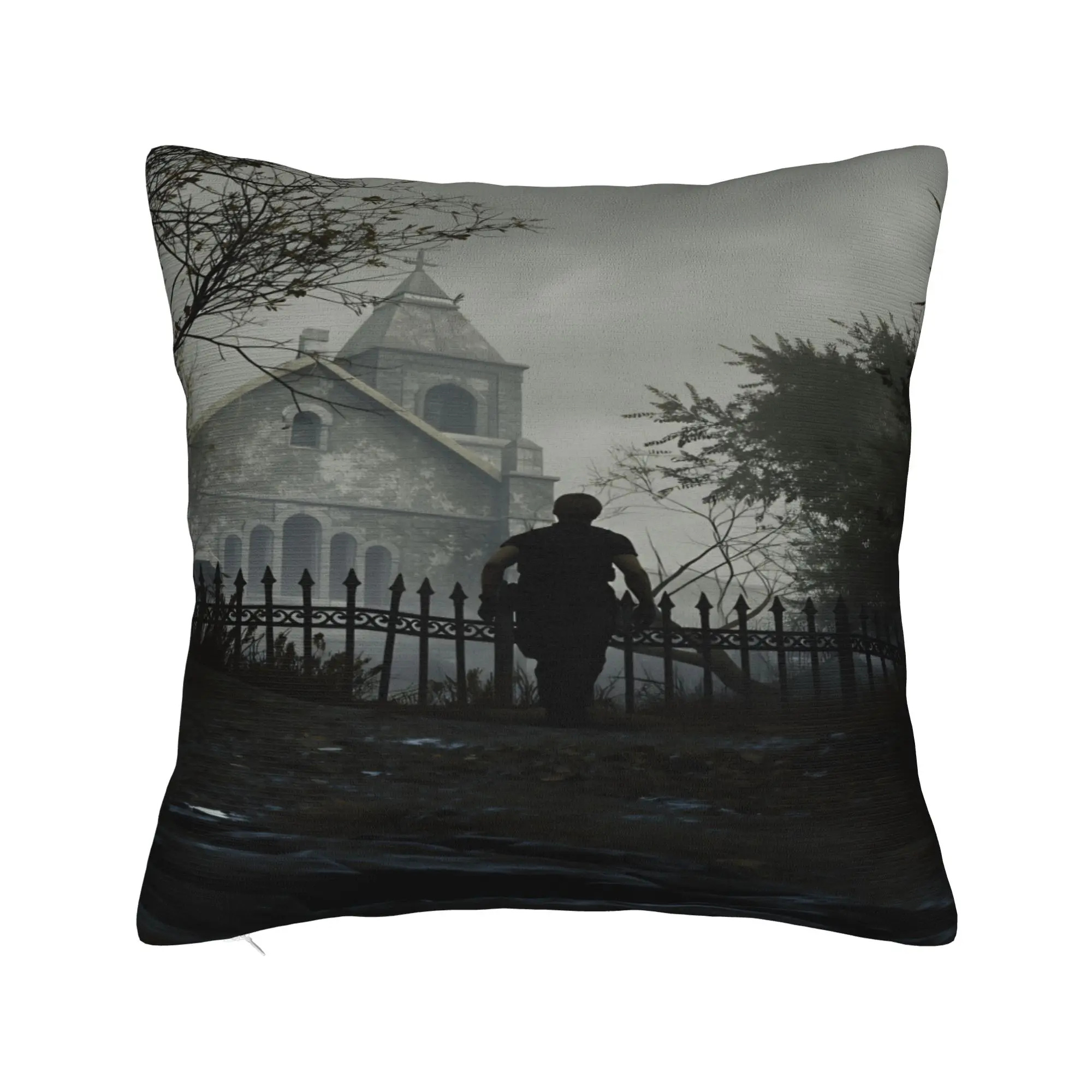 Residents Evils Pillow Cover  Retro Trendy Pillow Case For Living Room Sofa Square Pillowcases Gift