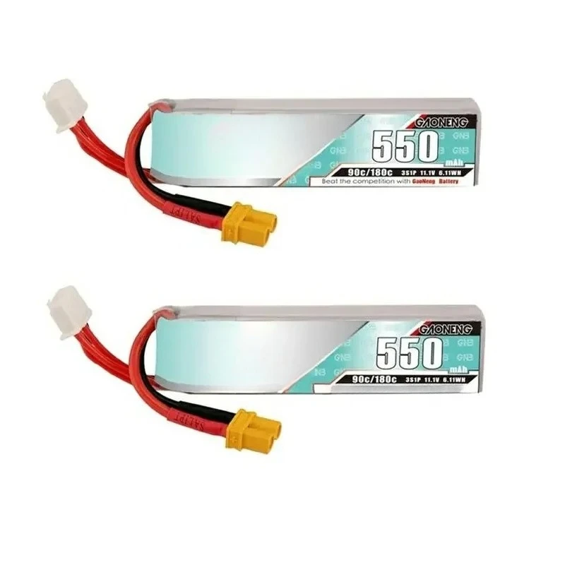 3S 11 1V 550mAh 90C 180C Lipo Battery Long Type with XT30 Plug For FPV Drone Toothpick Cinewhoop RC Racing Quadcopter