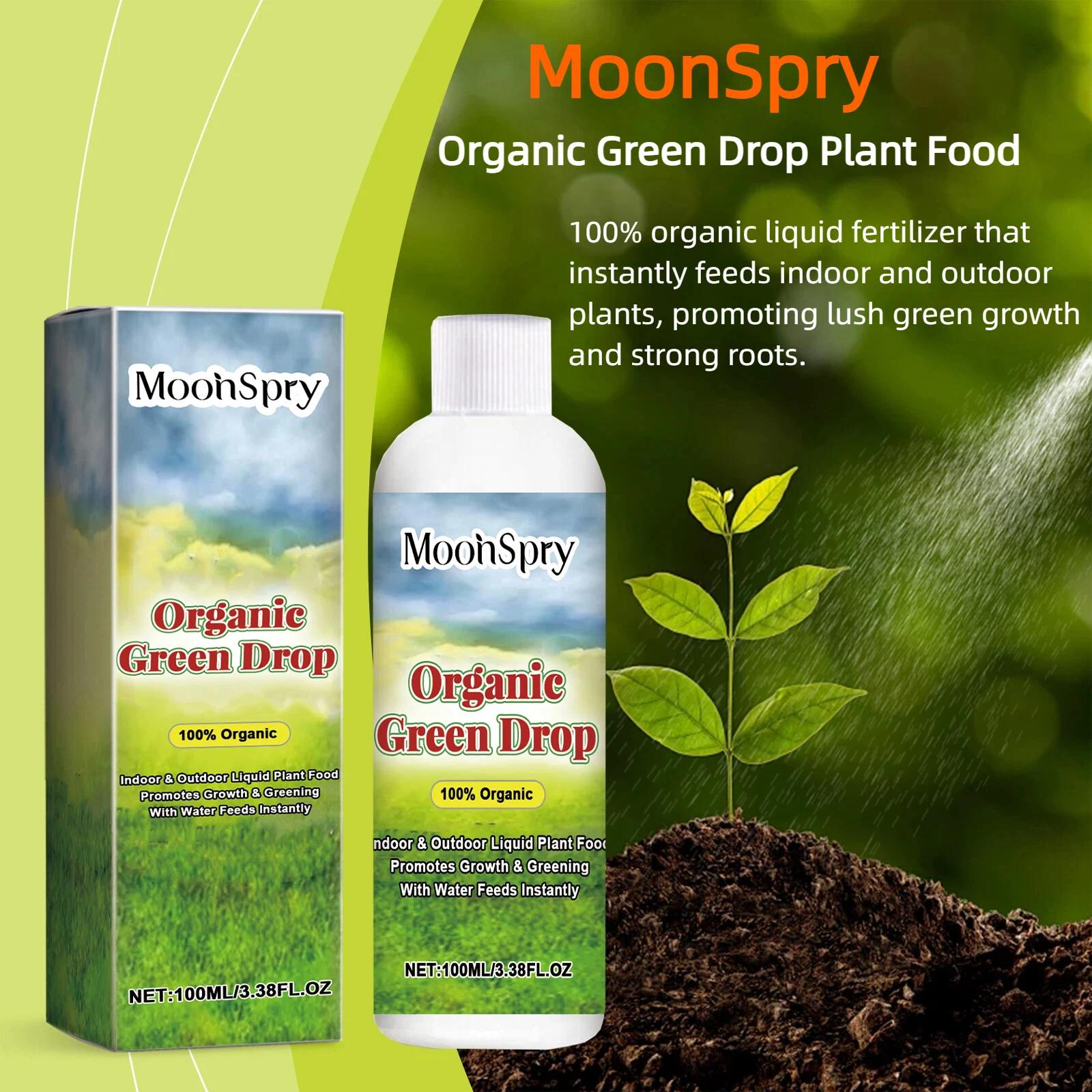 Aquarium Plant Liquid Fertilizer - Pflanzenwachstumsflüssigkeit, organischer Dünger, Nährstoff für Rasen,