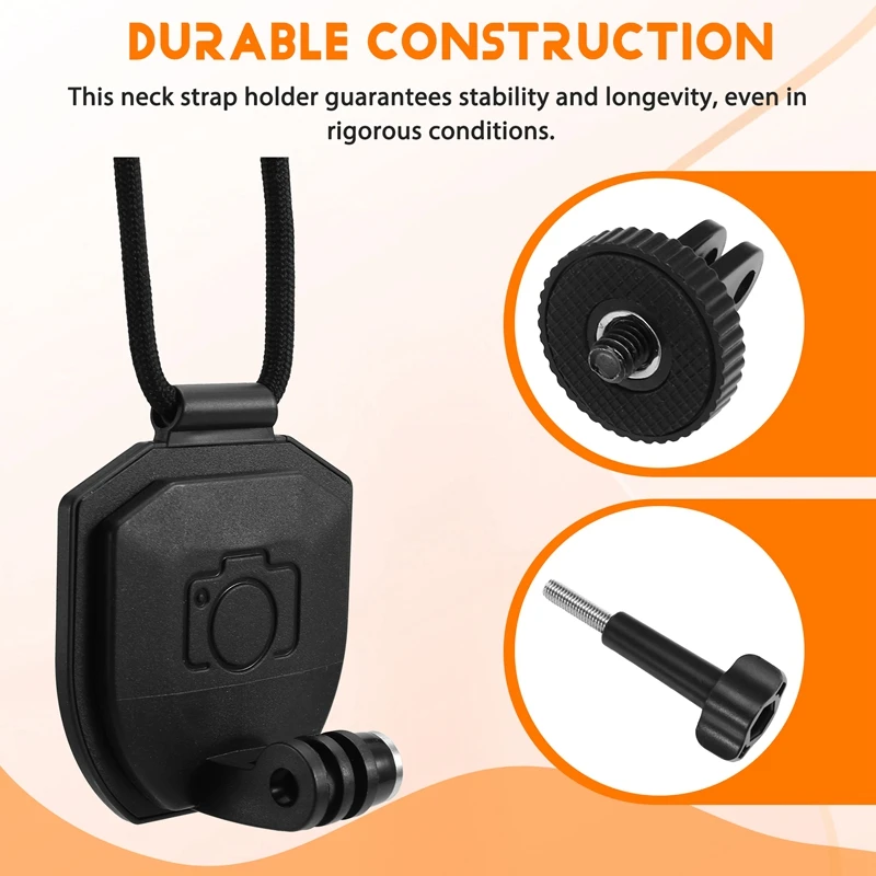 Магнитный держатель шейного ремня для крепления экшн-камеры Gopro, Insta360, DJI с ремешком